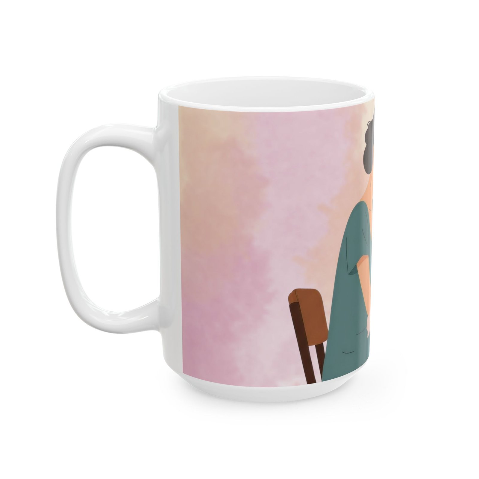 Moments of Solitude – Warm Toned Ceramic Mug (11oz, 15oz) - Image 7