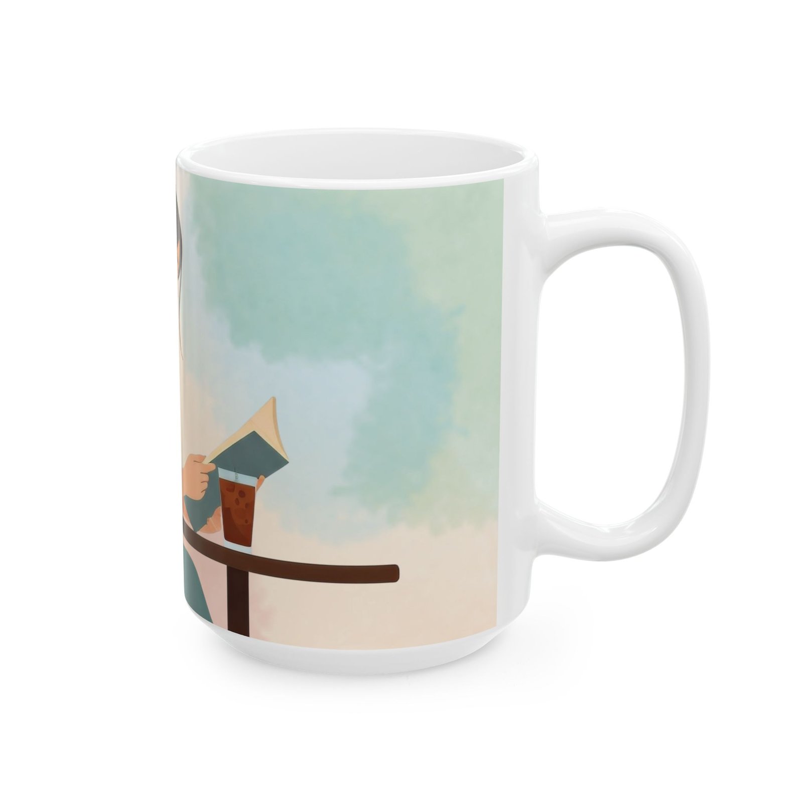 Moments of Solitude – Warm Toned Ceramic Mug (11oz, 15oz) - Image 8