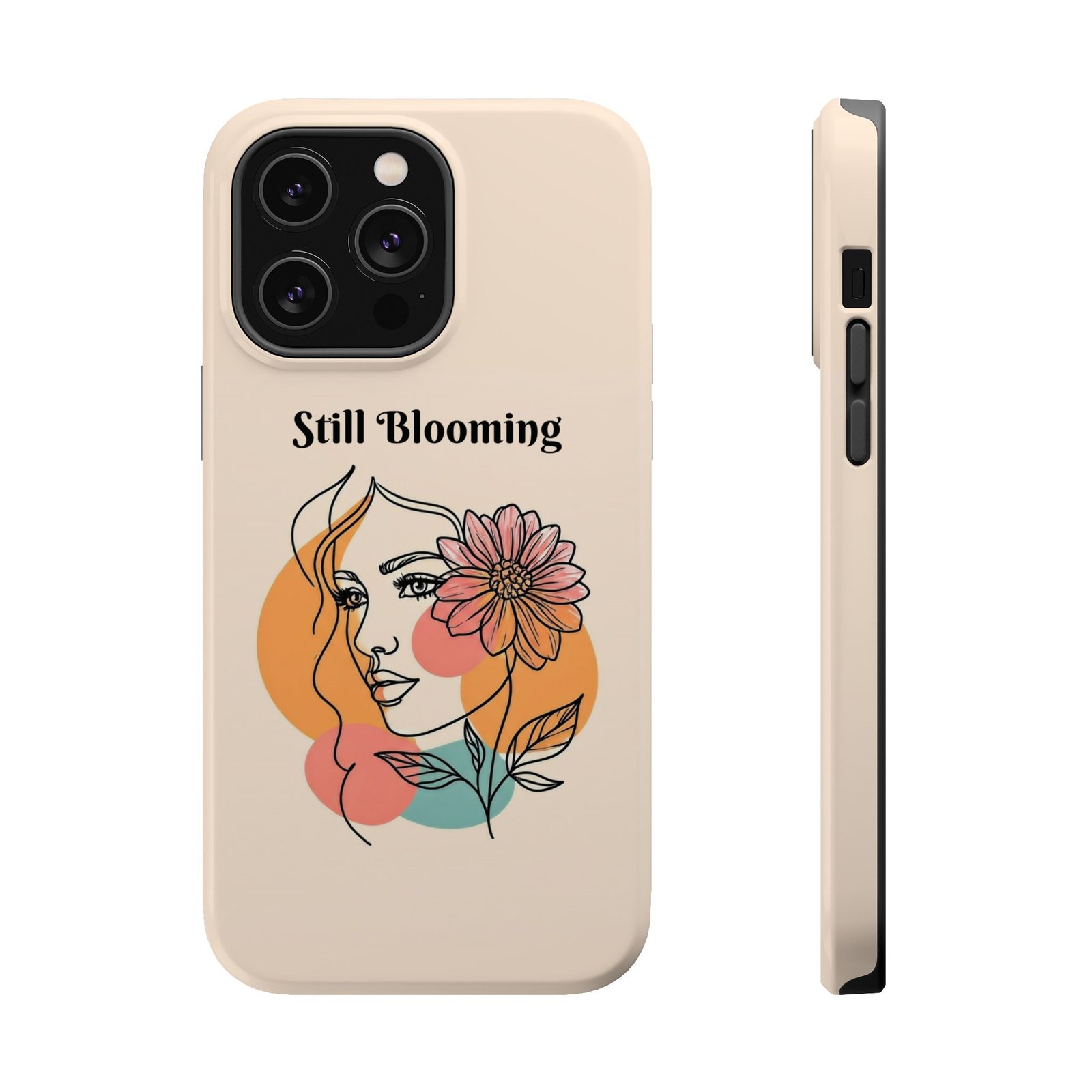 Still Blooming ā Abstract Feminine Line Art Magnetic Tough Case - Image 4