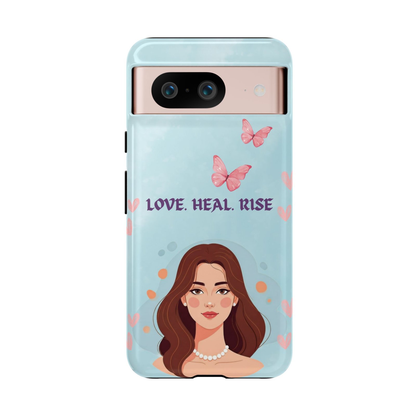 Love. Heal. Rise. – Dual Layer Protective Phone Case (Soft Feminine Aesthetic) - Image 44