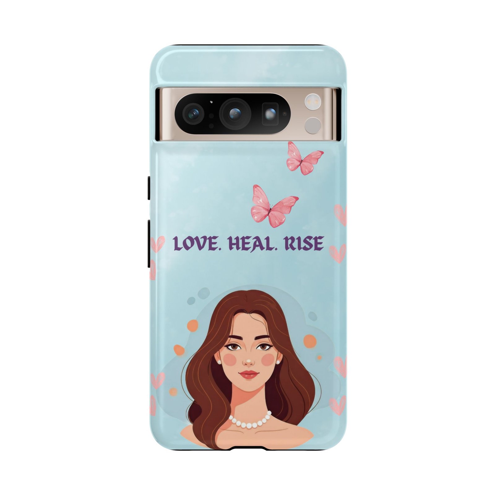 Love. Heal. Rise. – Dual Layer Protective Phone Case (Soft Feminine Aesthetic) - Image 43