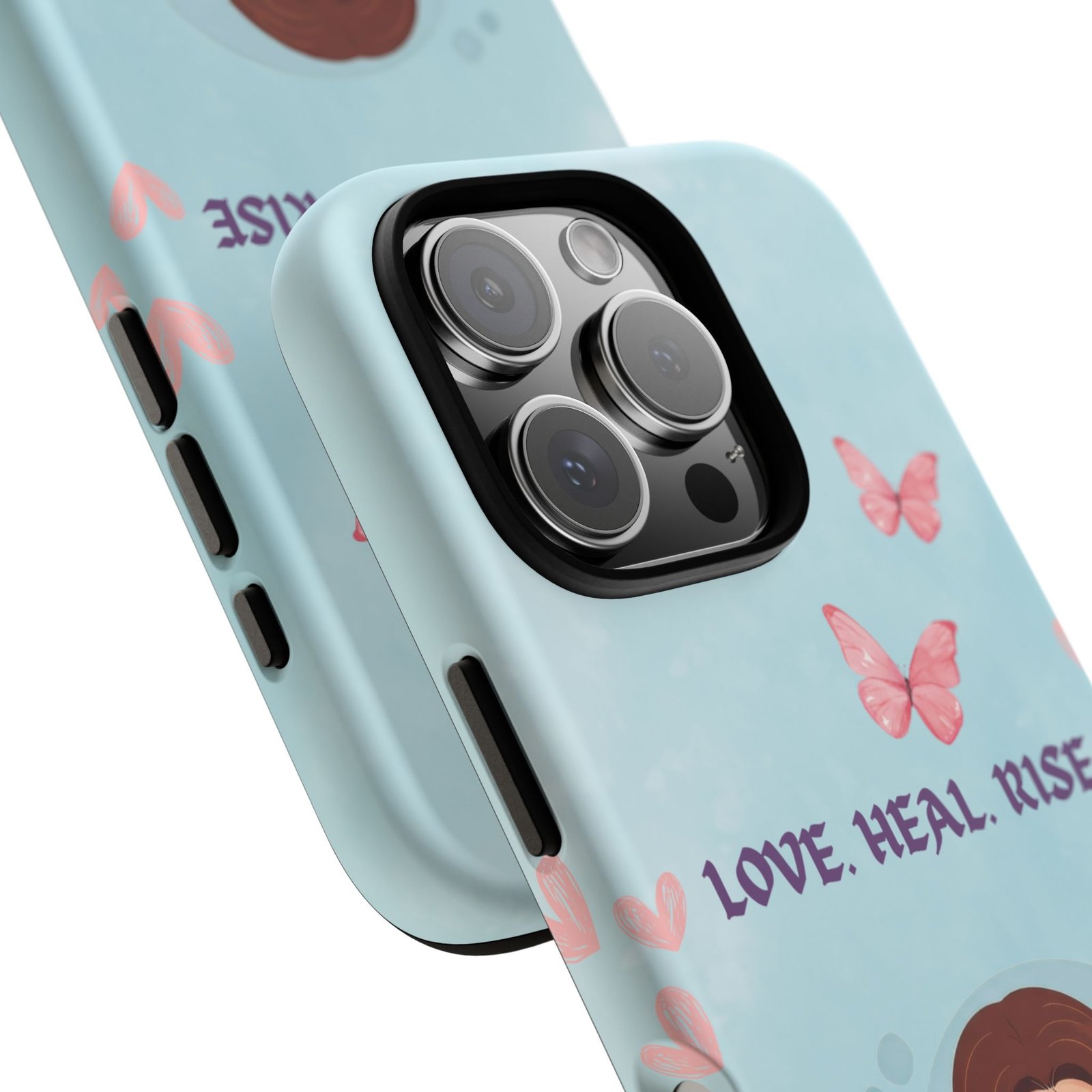 Love. Heal. Rise. – Dual Layer Protective Phone Case (Soft Feminine Aesthetic) - Image 51