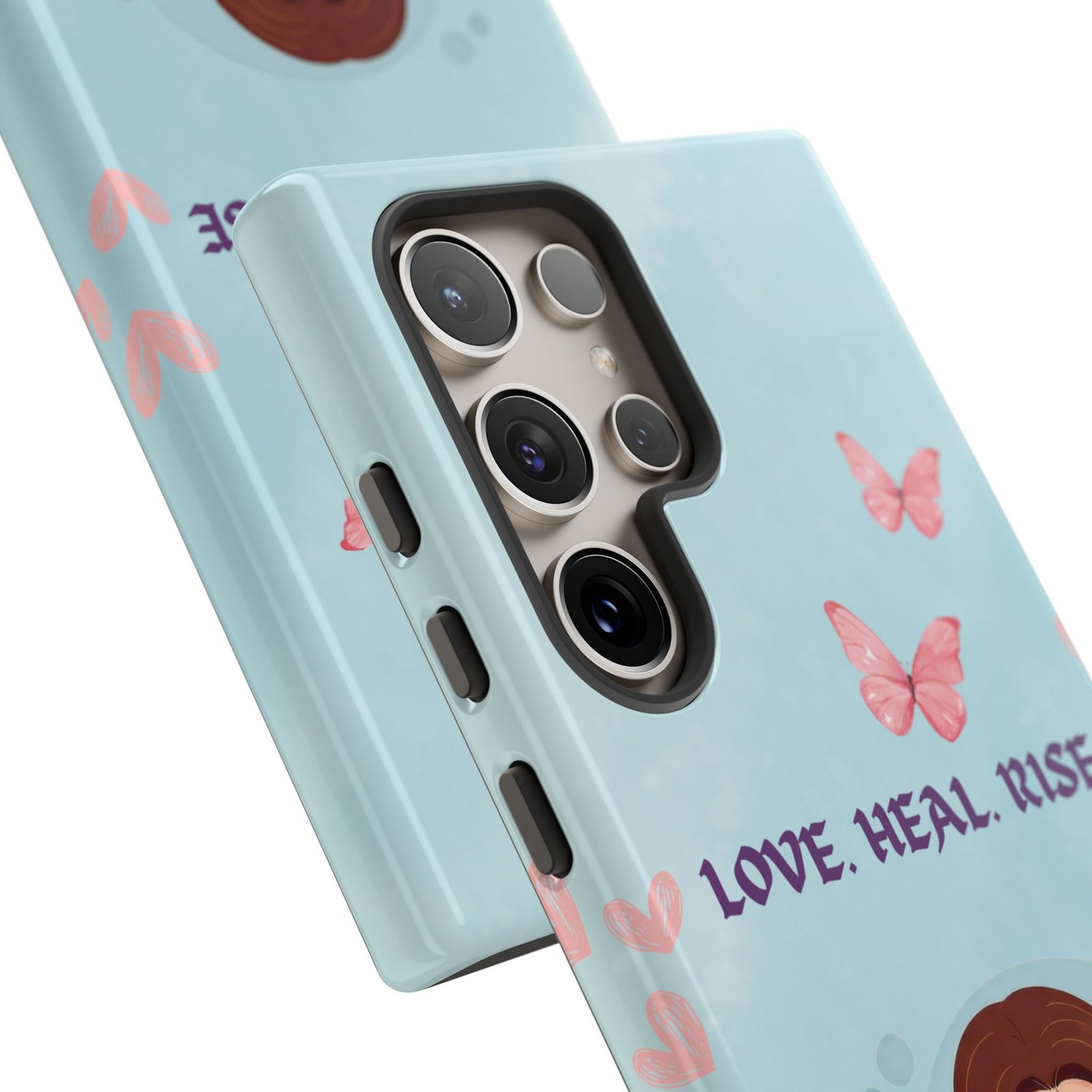 Love. Heal. Rise. – Dual Layer Protective Phone Case (Soft Feminine Aesthetic) - Image 36