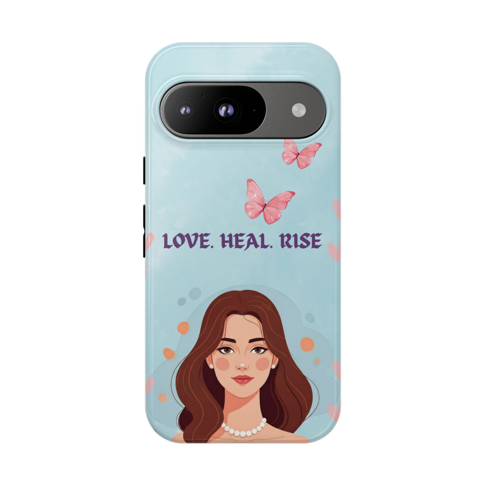 Love. Heal. Rise. – Dual Layer Protective Phone Case (Soft Feminine Aesthetic) - Image 55