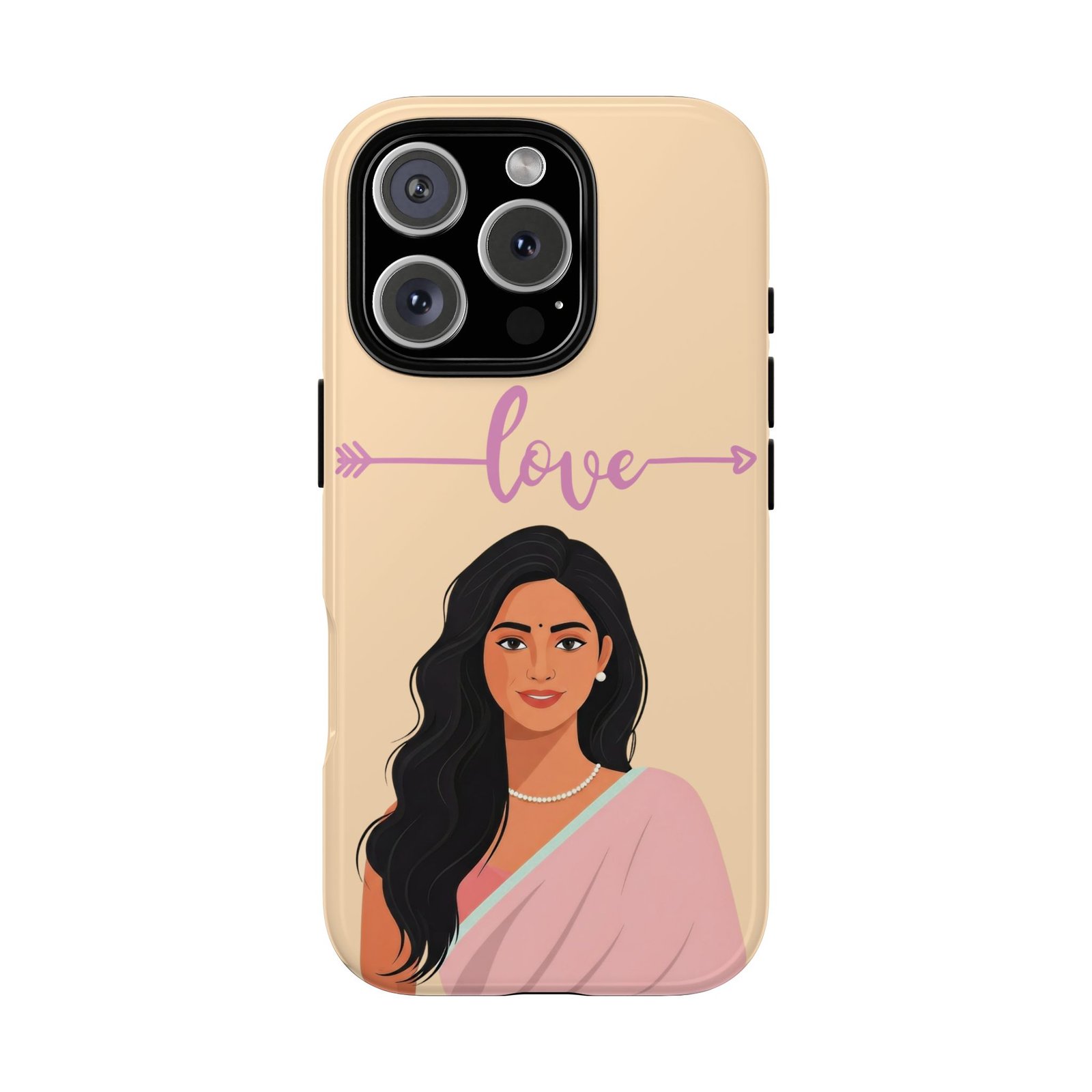 Grace in Pastels – Love-Inspired Protective Phone Case