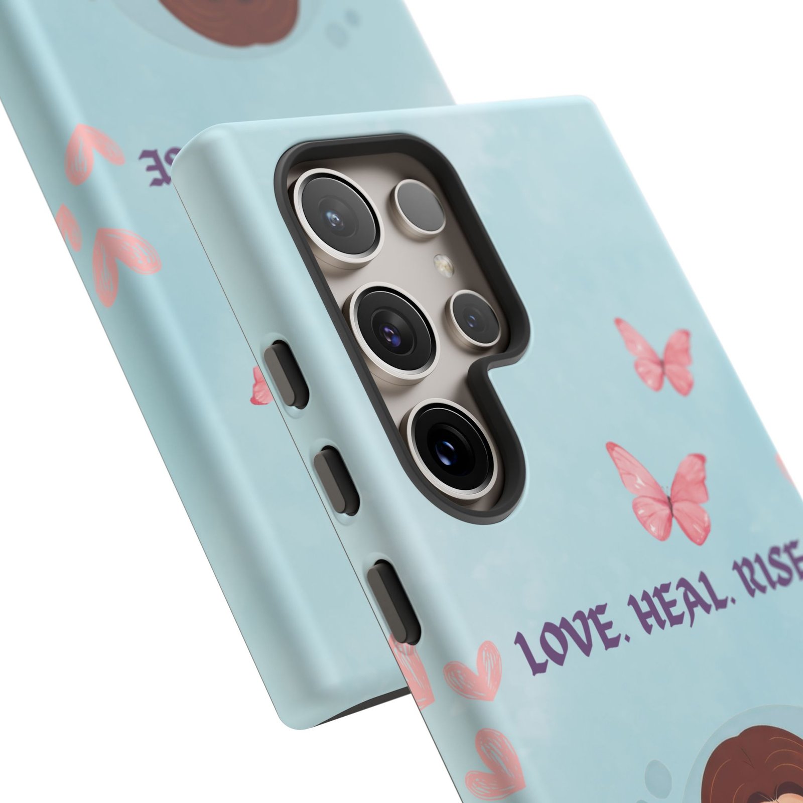 Love. Heal. Rise. – Dual Layer Protective Phone Case (Soft Feminine Aesthetic) - Image 40