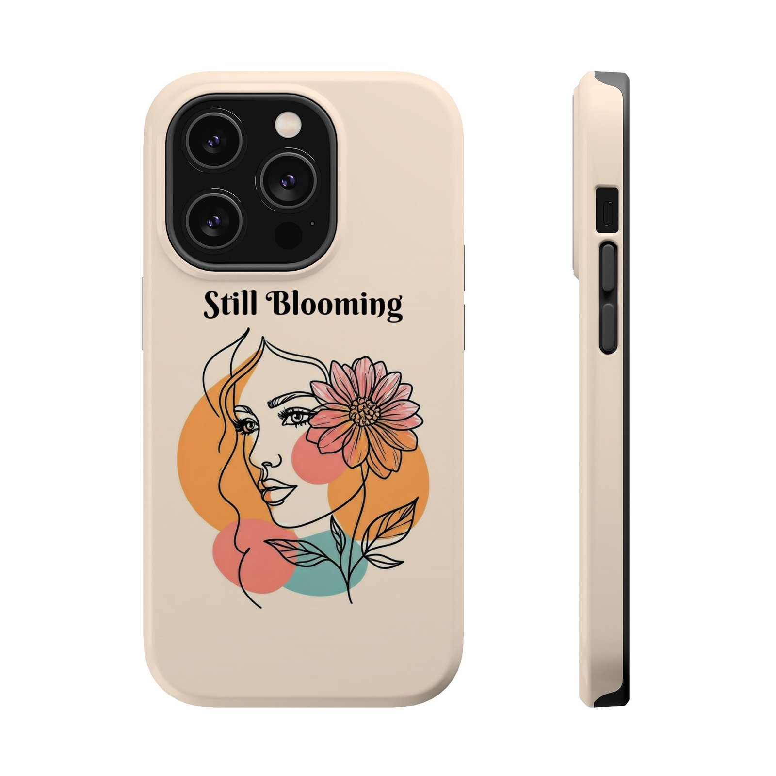 Still Blooming ā Abstract Feminine Line Art Magnetic Tough Case - Image 2