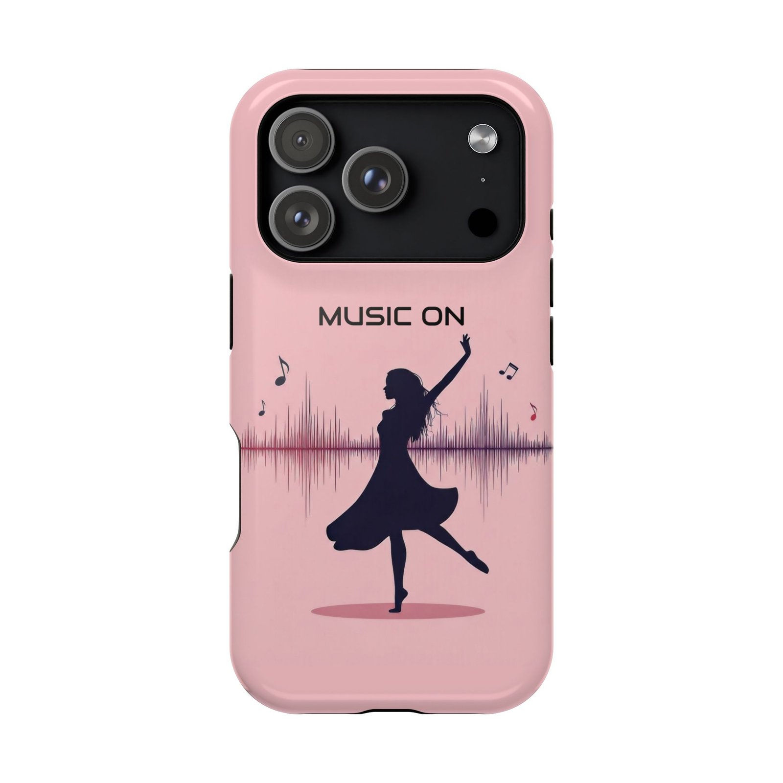 Music On – Dance Mode Silhouette Protective Phone Case