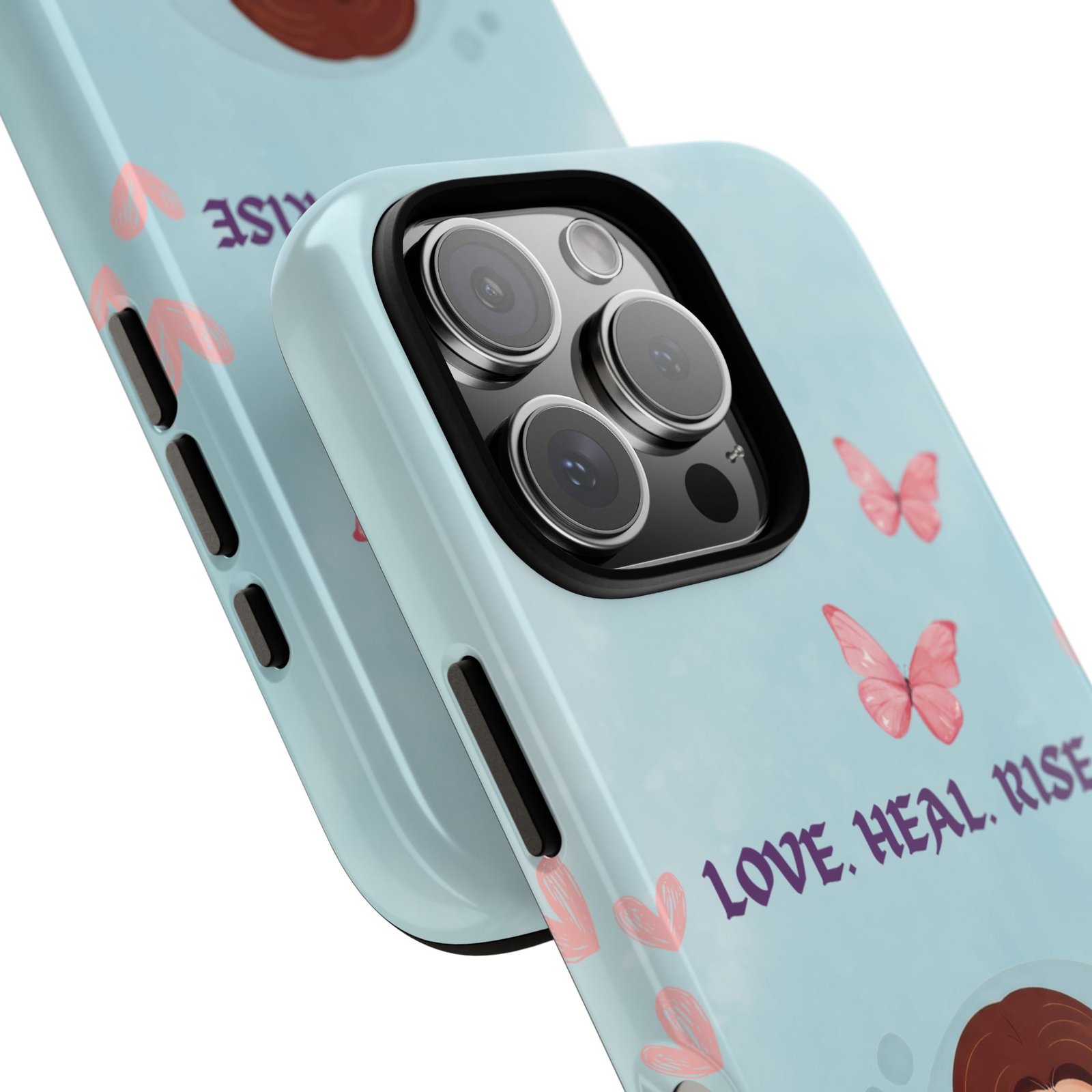 Love. Heal. Rise. – Dual Layer Protective Phone Case (Soft Feminine Aesthetic) - Image 47
