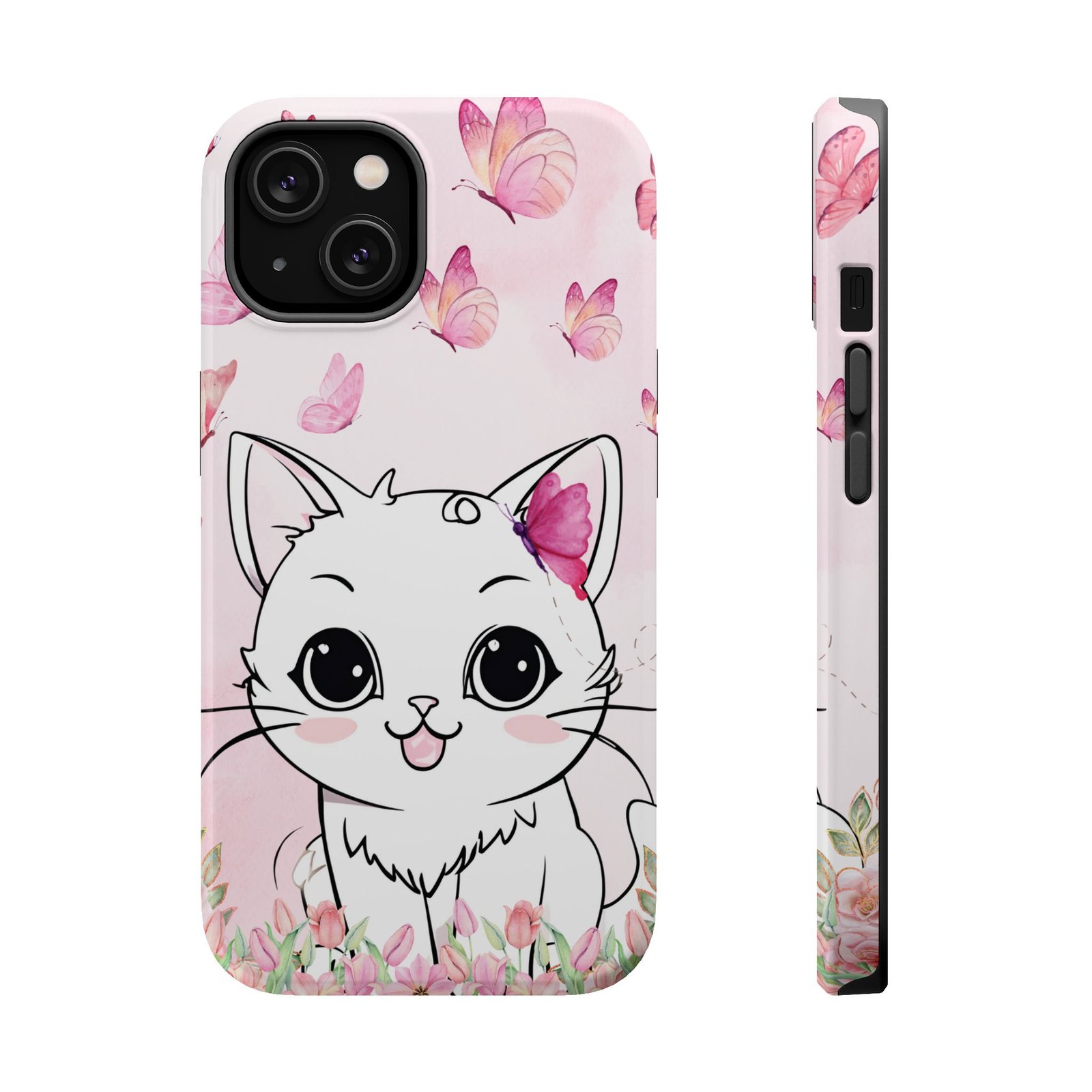 Cute Cat Magnetic Tough Phone case