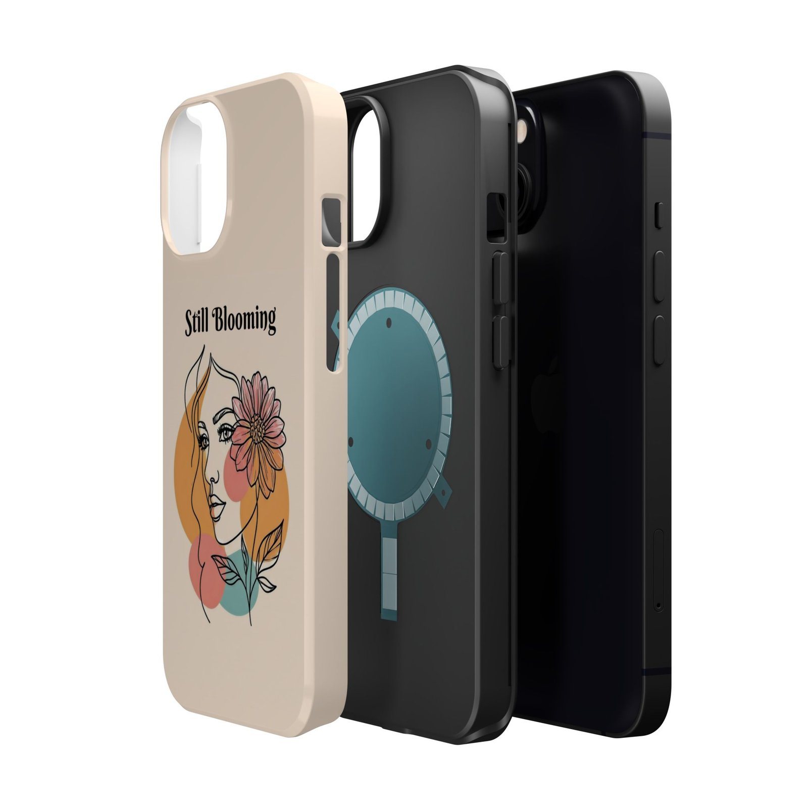 Still Blooming ā Abstract Feminine Line Art Magnetic Tough Case - Image 6