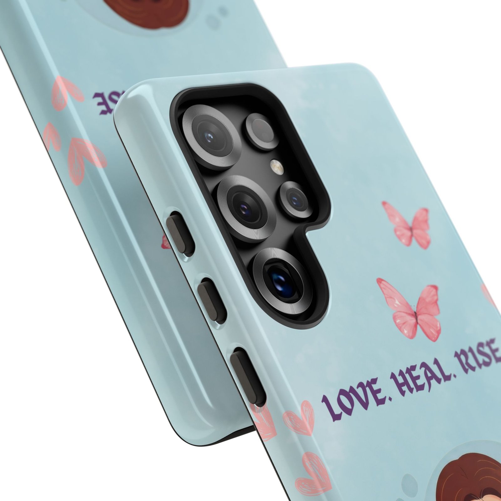 Love. Heal. Rise. – Dual Layer Protective Phone Case (Soft Feminine Aesthetic) - Image 61
