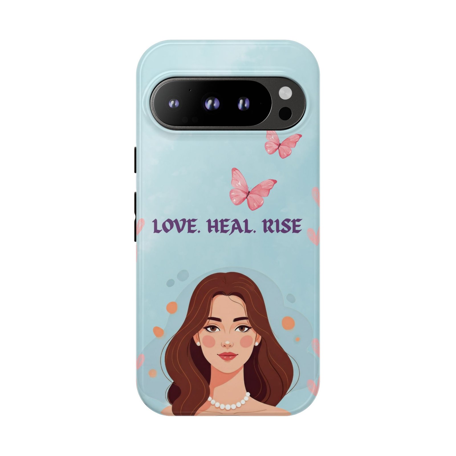 Love. Heal. Rise. – Dual Layer Protective Phone Case (Soft Feminine Aesthetic) - Image 56