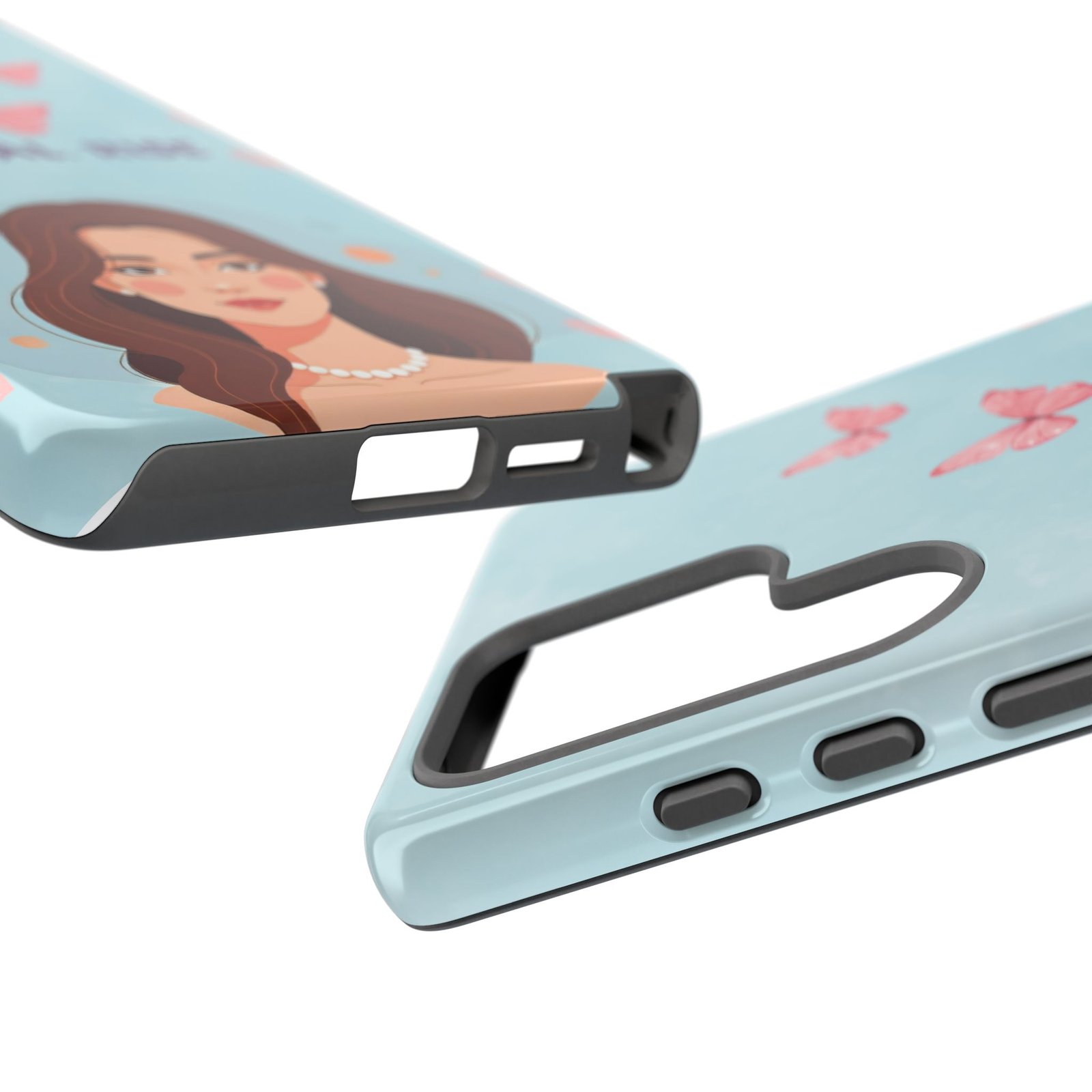 Love. Heal. Rise. – Dual Layer Protective Phone Case (Soft Feminine Aesthetic) - Image 62