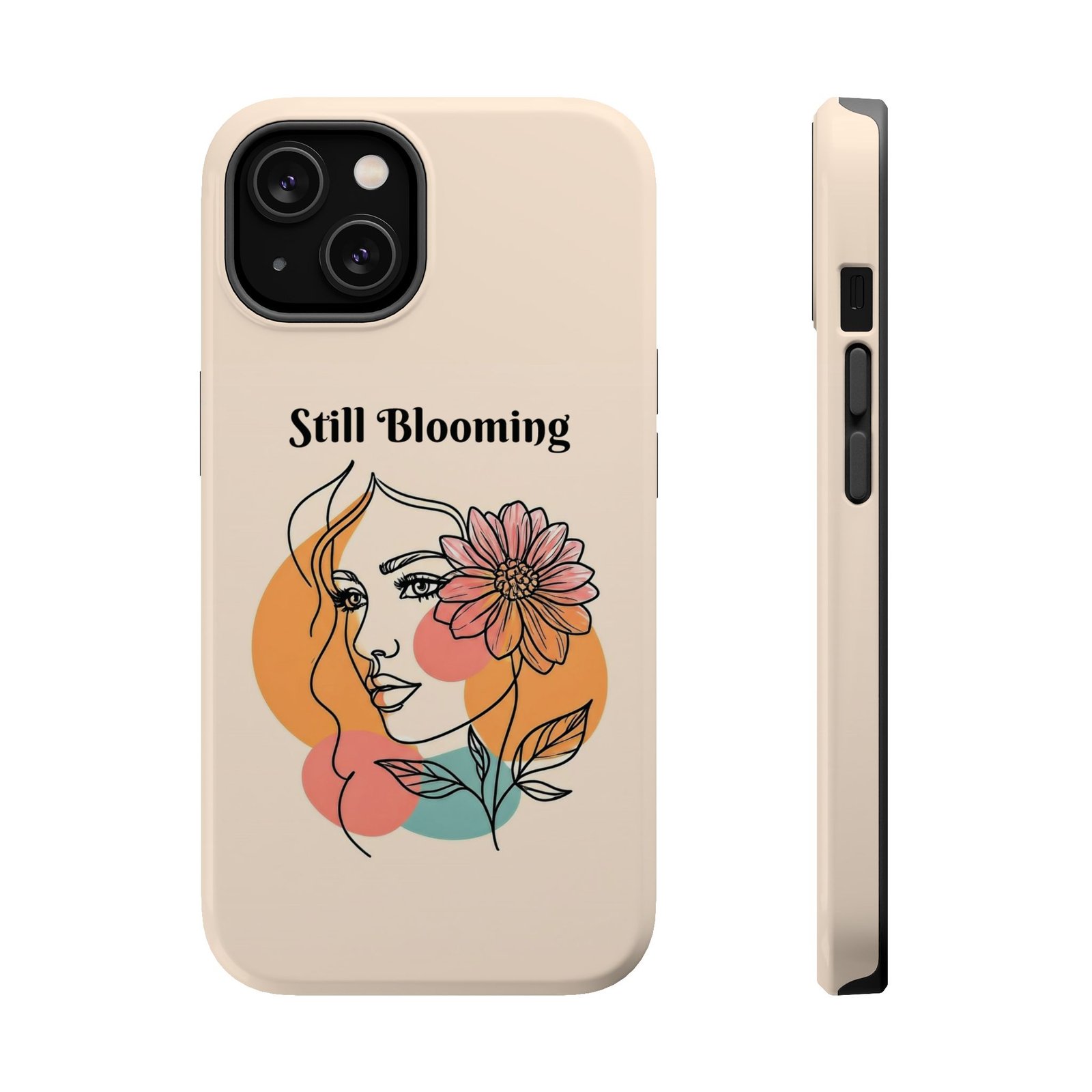 Still Blooming – Abstract Feminine Line Art Magnetic Tough Case