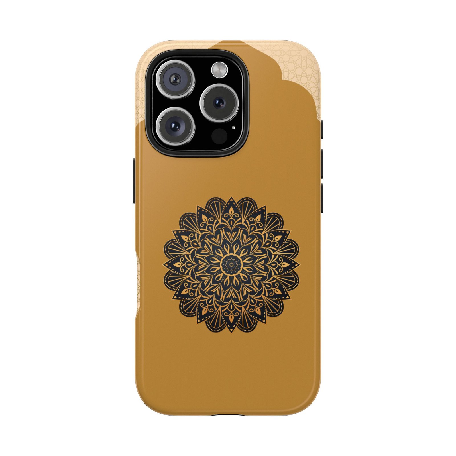 Rust Harmony – Mandala Art Tough Protective Phone Case
